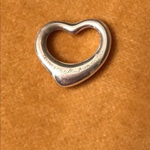 Tiffany & Co Silver Open Heart Pendant